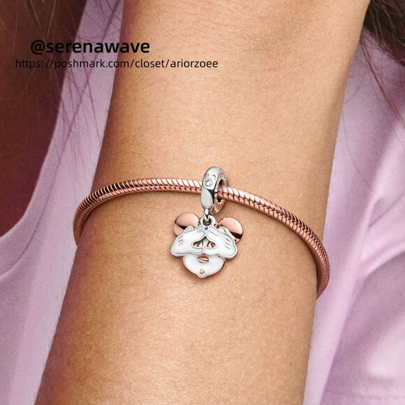 Pandora Disney Mickey Mouse Double Dangle Charm - Picture 5 of 6